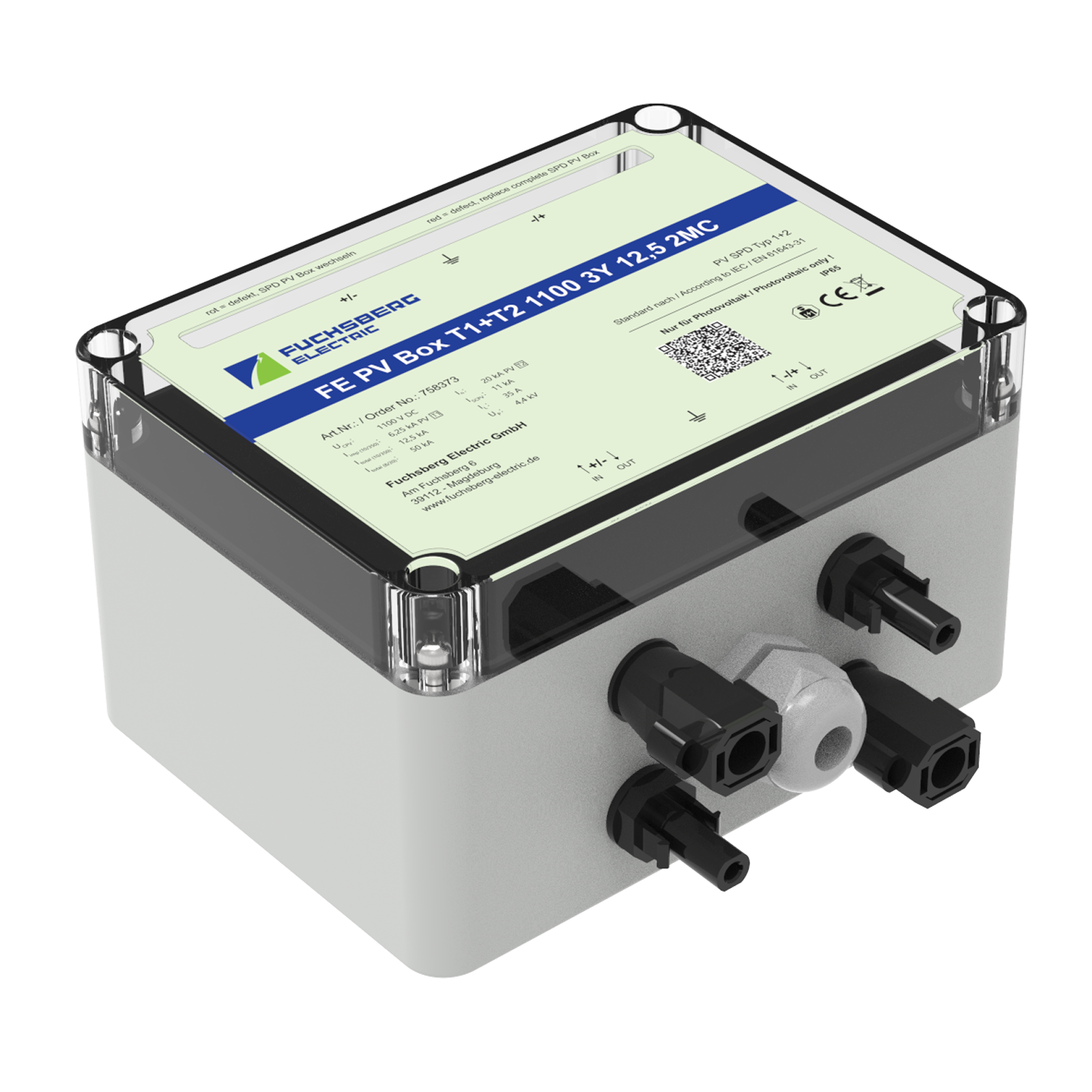 FE PV Box T1+T2 1100 3Y 12,5 2MC