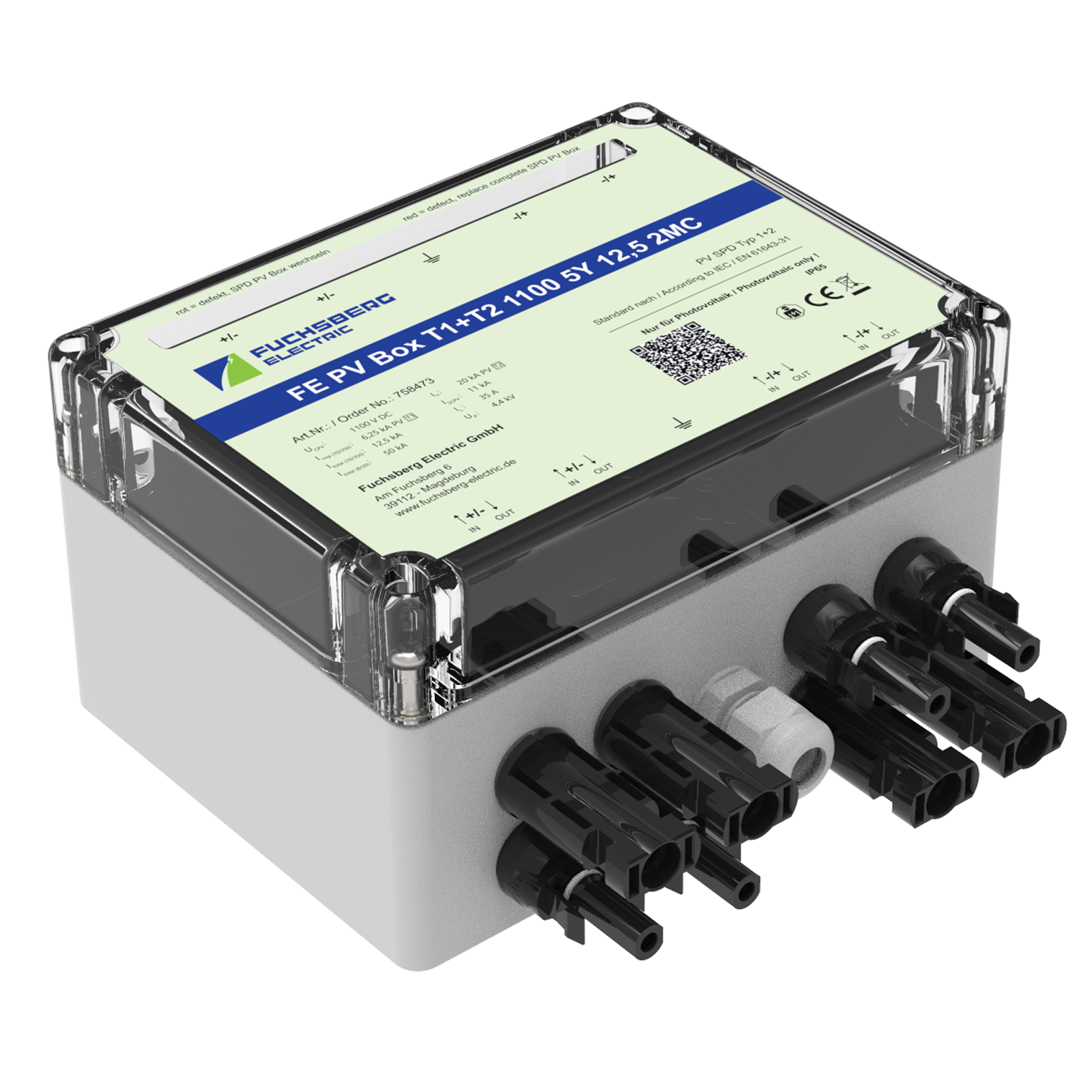 FE PV Box T1+T2 1100 5Y 12,5 2MC
